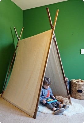No-Sew Children’s Play Tent