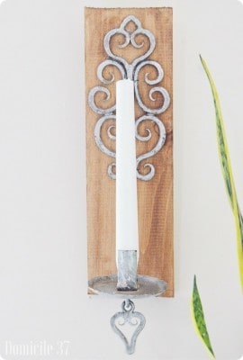 Weathered Wood Wall Sconce