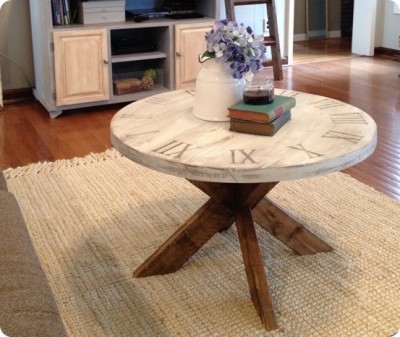 X-Base Clock Coffee Table
