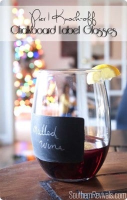 Chalkboard Label Glasses (Dishwasher-Safe!)