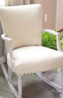 Chalk Paint Rocking Chair Makeover