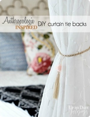 Faceted Bead Curtain Tie Backs