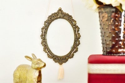 How to Make Your Own Anthropologie Gold Frame