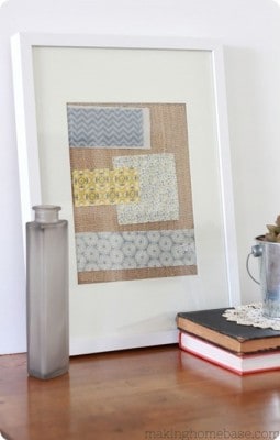 Scrap Fabric Wall Art