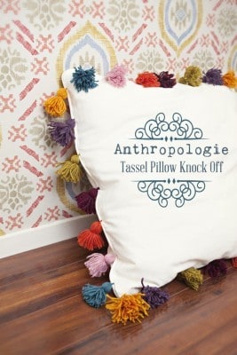 Easy Colorful Tassel Pillow