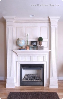 Custom Fireplace and Mantel