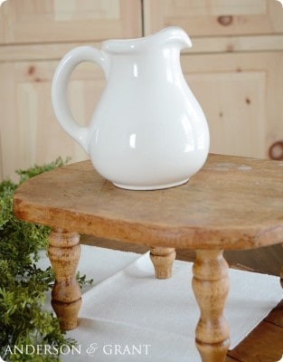 Vintage Cutting Board to Pedestal Transformation