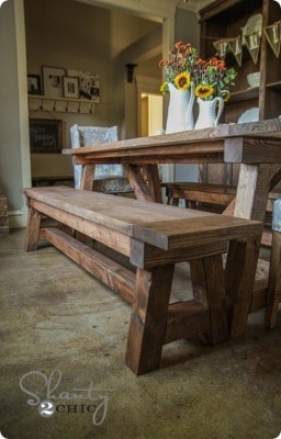 Build Your Own $40 Dining Bench