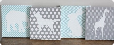 Easy Animal Canvas Wall Art