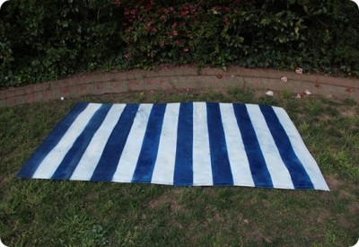 Painted Stripe Outdoor Rug