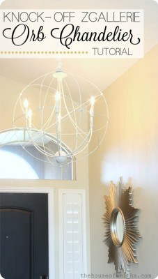 Turn a Boring Chandy into a Stylish Orb Chandelier