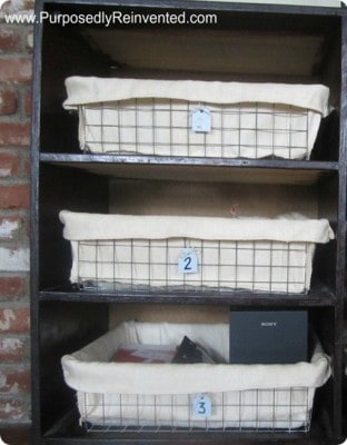 Wire Baskets with Liners