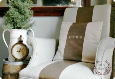 Painted Stripe Chair