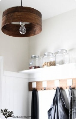 Farmhouse Grain Sieve Light Fixture