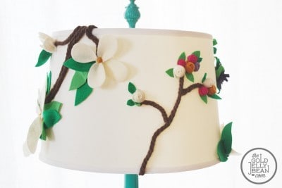 DIY 3D Floral Lampshade