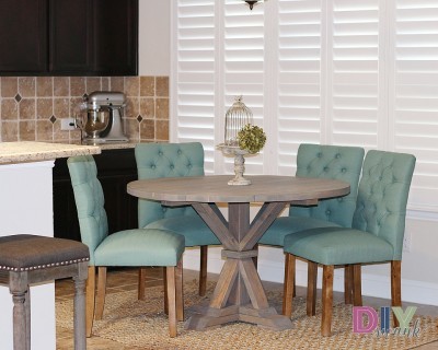 Z Gallerie Inspired Round Farmhouse Table