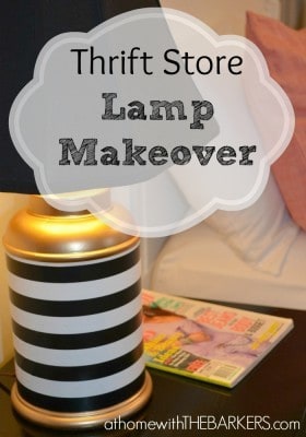 Old Secondhand Lamp Makeover