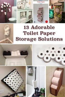 13 Adorable Toilet Paper Storage Solutions