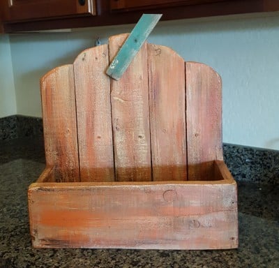 Pallet Wood Pumpkin Planter