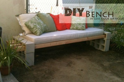 Quick Outdoor Bench