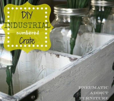 Farmhouse Crate Centerpiece
