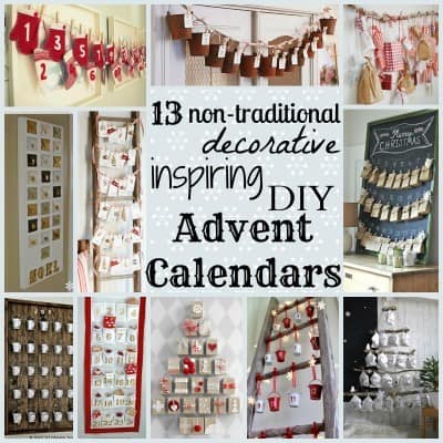 13 DIY Advent Calendars That Are Non-Traditional, Decorative, and Inspiring