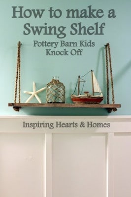 Make A Pottery Barn Inspired Swing Shelf