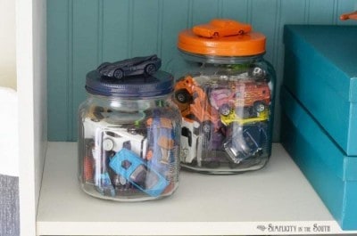 Kid’s Room Storage- A Toy Car Jar