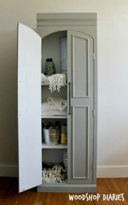 Gorgeous DIY Freestanding Pantry