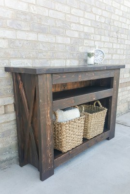 Chunky Rustic Television Stand