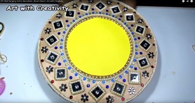 Boho Decorated Mirror