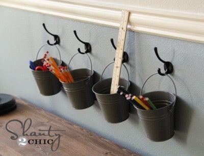 Get Organized With Mini Buckets
