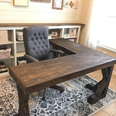 Big and Beautiful Farmhouse Desk