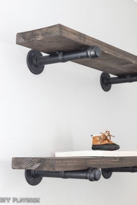 Modern Design Pipe Shelving