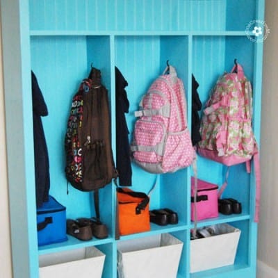 Super Back-to-School Organization DIY Lockers