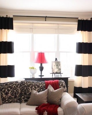 Stunning Addition Striped Drapes