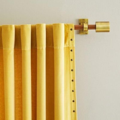 Gorgeous DIY Mid Century Curtain Rods