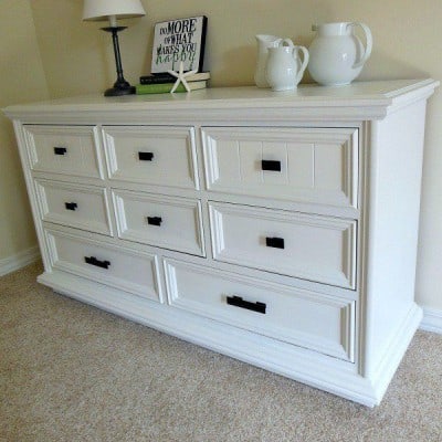 Modern, Easy, Dresser Makeover