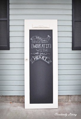 Fun, Functional, Chalkboard Door