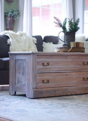 WEATHERED COFFEE TABLE