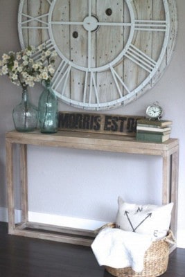 Sofa table DIY