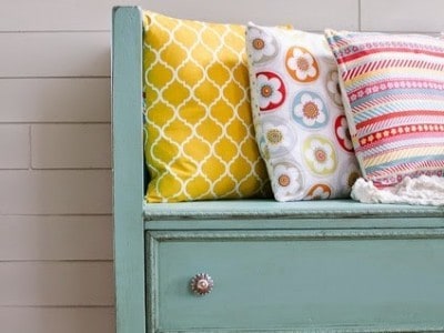 Child’s Bench From Old Dresser Drawers