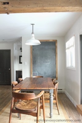 Topping A Table With Barnwood