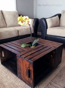 Build A Wood Crate Coffee Table