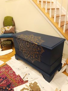 Stenciling Furniture