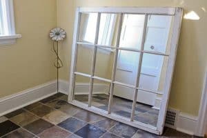 DIY Window Frame Into A MIrror