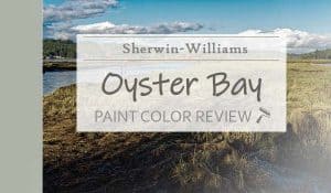 sw oyster bay paint color review