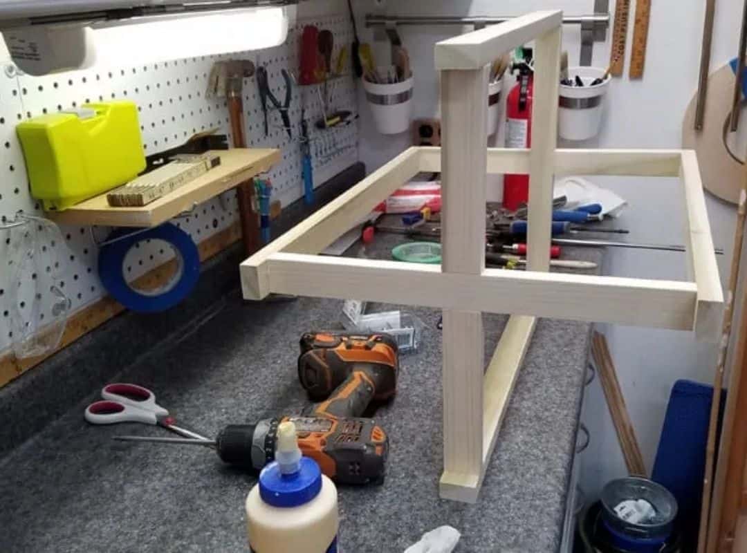 DIY Modern End Table Inspired by Crate & Barrel base