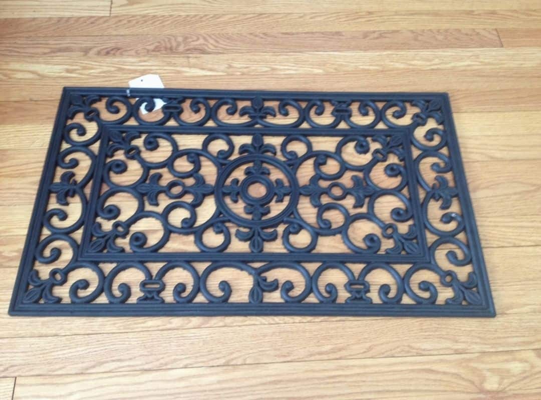 Turn a Doormat Into DIY Pottery Barn Art before