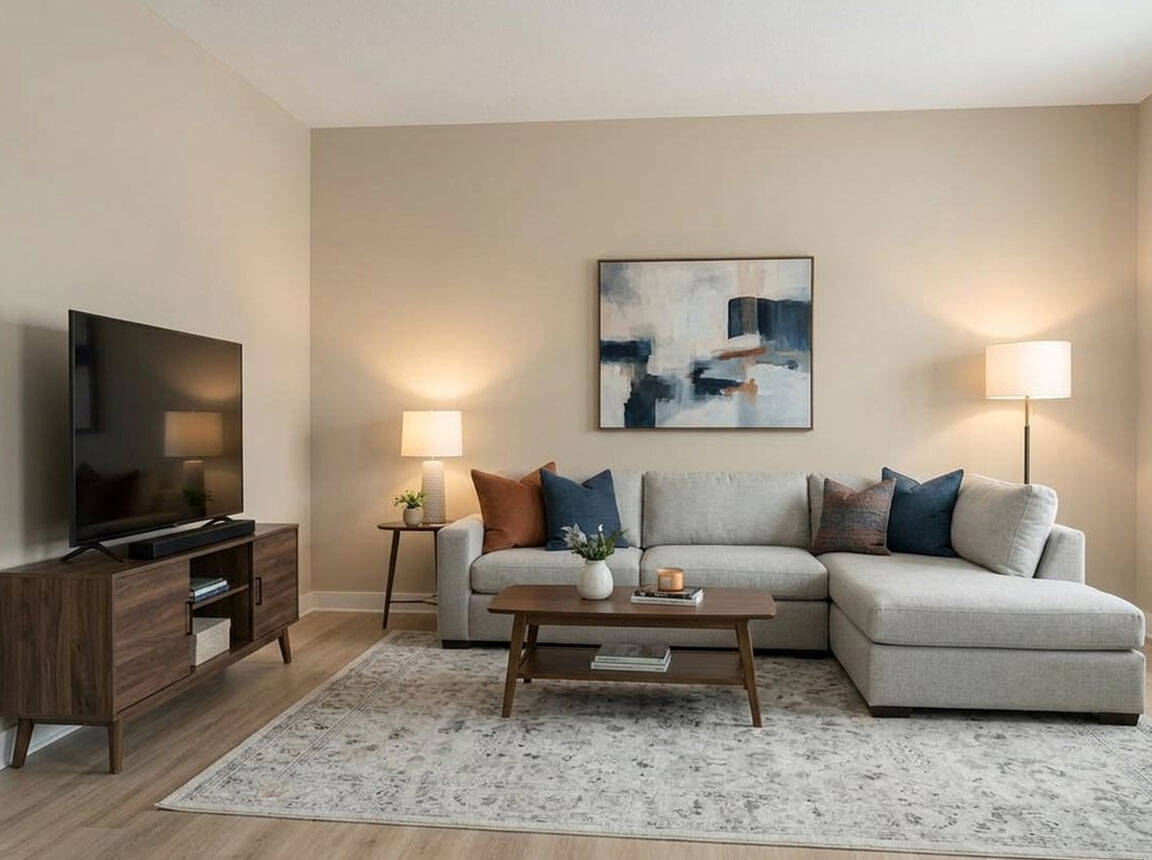 canvas tan living room example